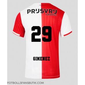 Feyenoord Santiago Gimenez #29 Replika Hemmatröja 2023-24 Kortärmad